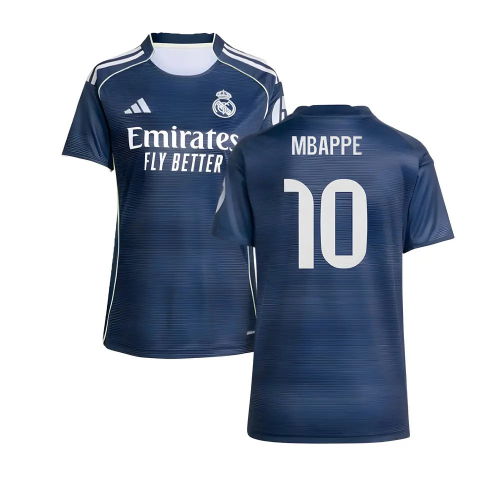 2025-2026 Real Madrid Authentic Away Shirt (Womens) (Mbappe 10)
