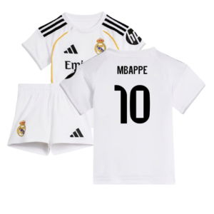 2025-2026 Real Madrid Home Baby Kit (Mbappe 10)
