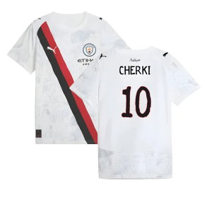 2025-2026 KIDSUPER x Manchester City CWC Away Shirt (White) - Kids (Cherki 10)