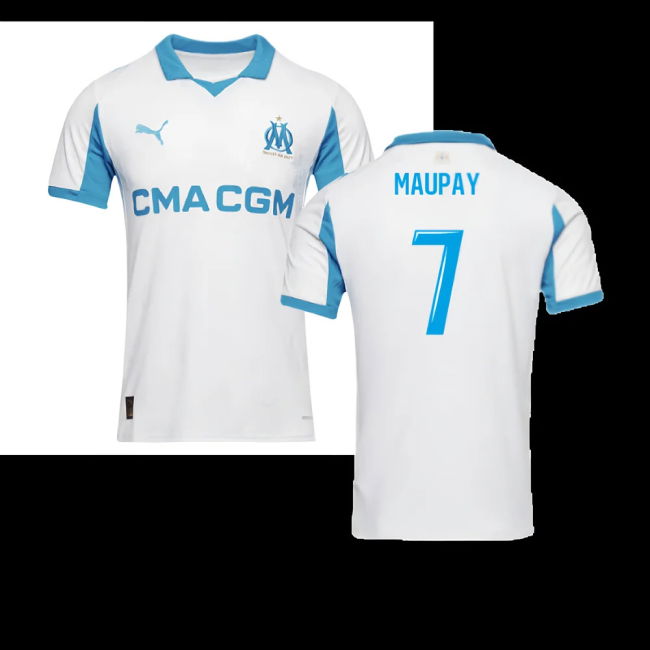 2025-2026 Marseille Home Shirt (Maupay 7)