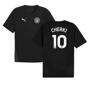 2025-2026 Man City Training Jersey (Black) (Cherki 10)