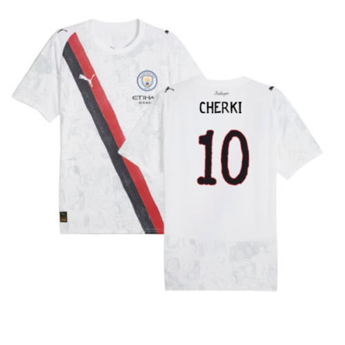 2025-2026 KIDSUPER x Manchester City CWC Shirt (White) (Cherki 10)
