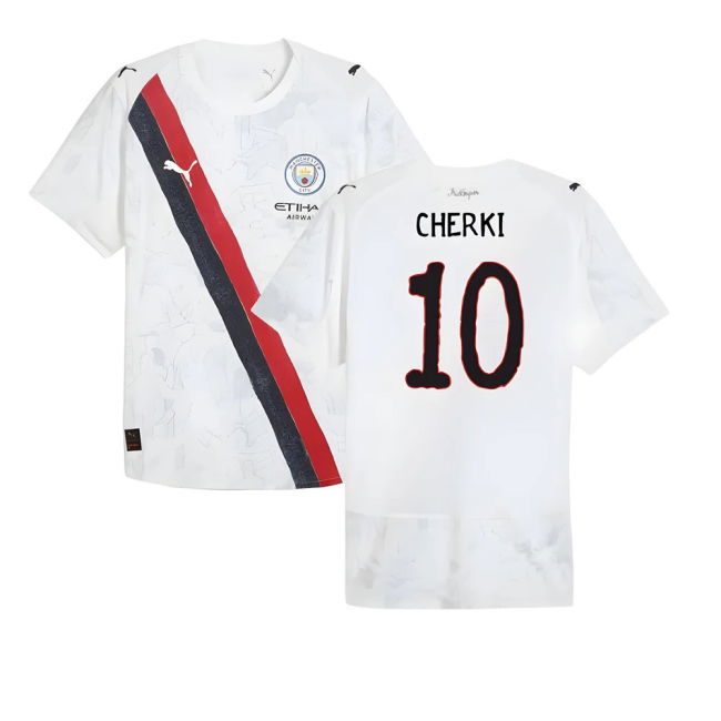 2025-2026 KIDSUPER x Manchester City CWC Authentic Shirt (White) (Cherki 10)