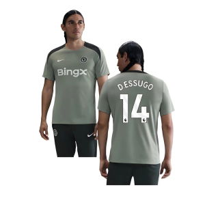 2025-2026 Chelsea Strike Training Shirt (Jade Green) (D.Essugo 14)