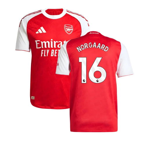 2025-2026 Arsenal Authentic Home Shirt (Norgaard 16)