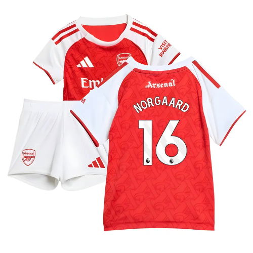 2025-2026 Arsenal Home Baby Kit (Norgaard 16)