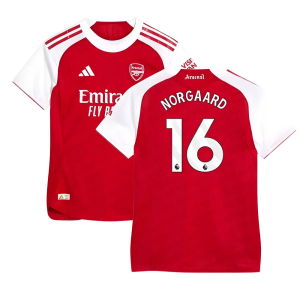 2025-2026 Arsenal Authentic Home Shirt (Womens) (Norgaard 16)