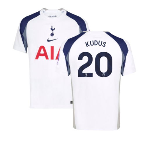2025-2026 Tottenham Hotspur Home Shirt (Kudus 20)