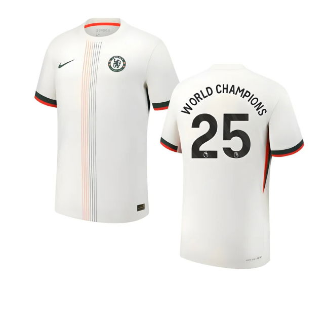 2025-2026 Chelsea Authentic Dri-Fit ADV Away Shirt (World Champions 25)