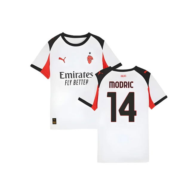 2025-2026 AC Milan Away Shirt (Kids) (Modric 14)