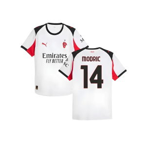 2025-2026 AC Milan Authentic Away Shirt (Modric 14)