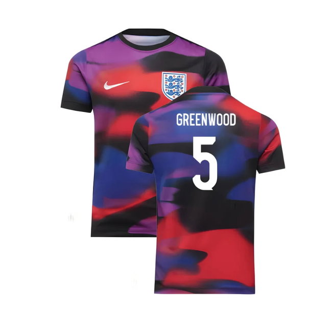 2025-2026 England WEC Academy Pro Pre Match Shirt (Kids) (GREENWOOD 5)