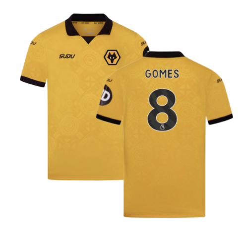 2025-2026 Wolves Home Shirt (Kids) (Gomes 8)