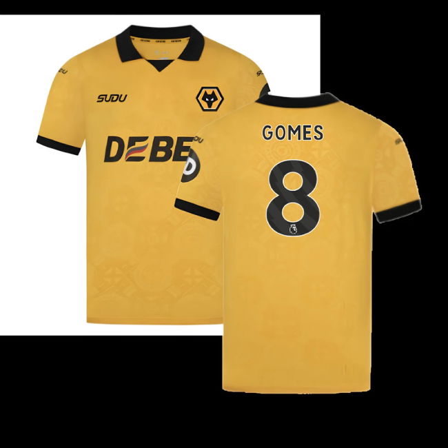 2025-2026 Wolves Home Shirt (Gomes 8)