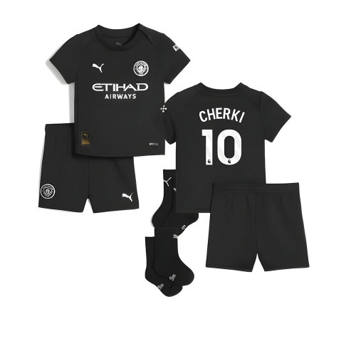 2025-2026 Man City Away Baby Kit (Cherki 10)