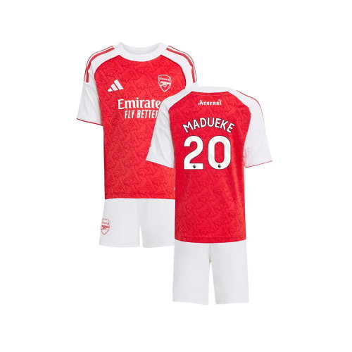 2025-2026 Arsenal Home Mini Kit (Madueke 20)