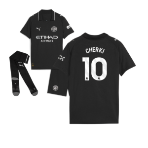 2025-2026 Man City Away Mini Kit (Cherki 10)