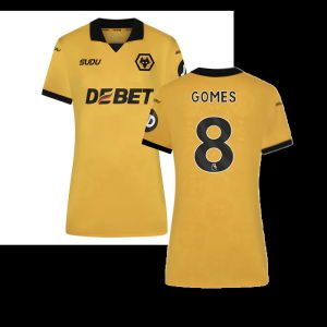 2025-2026 Wolves Home Shirt (Womens) (Gomes 8)