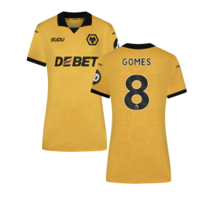 2025-2026 Wolves Home Shirt (Womens) (Gomes 8)