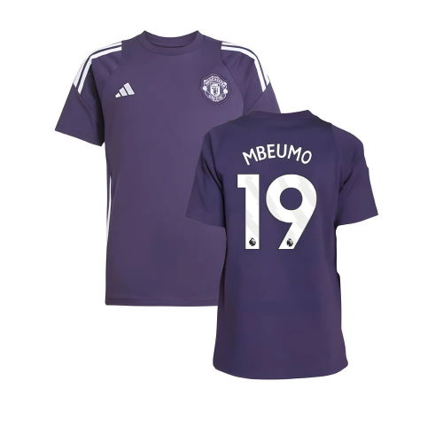2025-2026 Man Utd Training Tee (Aurora Plum) - Kids (Mbeumo 19)