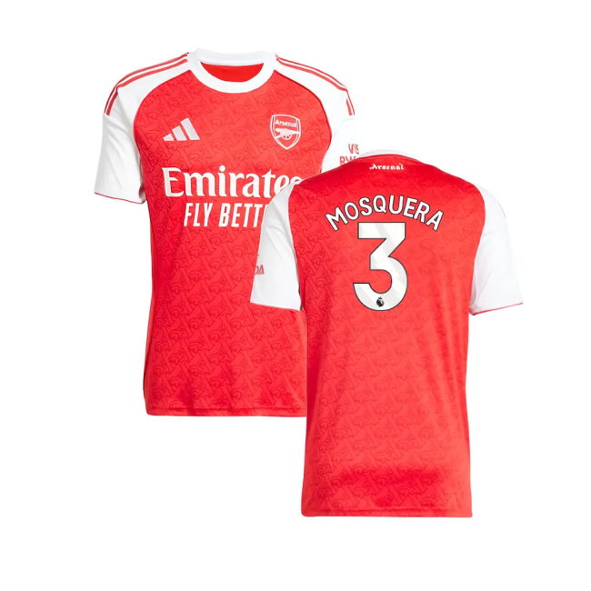2025-2026 Arsenal Home Shirt (Mosquera 3)