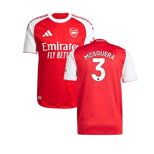 2025-2026 Arsenal Authentic Home Shirt (Mosquera 3)