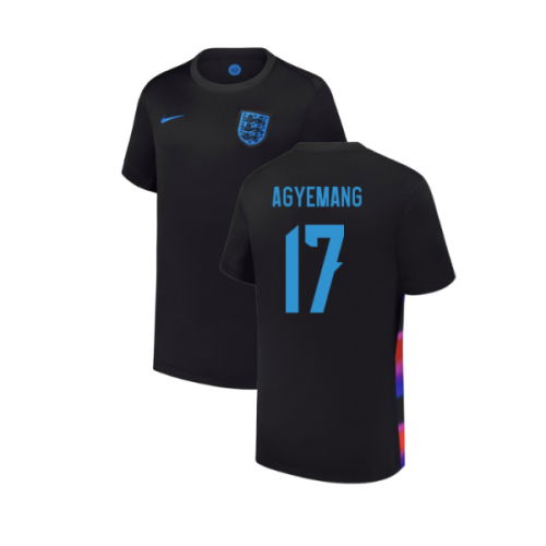 2025 England Womens Team Away Shirt (Kids) (AGYEMANG 17)