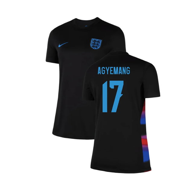 2025 England Womens Team Away Shirt (Ladies) (AGYEMANG 17)