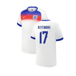 2025 England Womens Team Home Shirt (Kids) (AGYEMANG 17)
