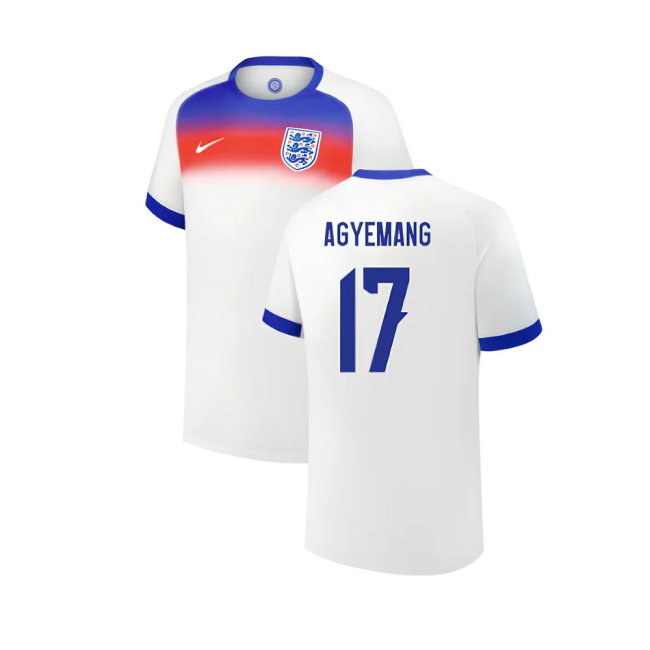 2025 England Womens Team Home Shirt (Kids) (AGYEMANG 17)