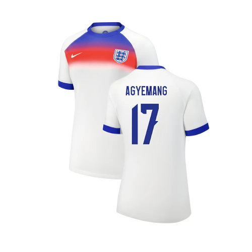 2025 England Womens Team Home Shirt (Ladies) (AGYEMANG 17)