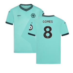 2025-2026 Wolves Away Shirt (Kids) (Gomes 8)