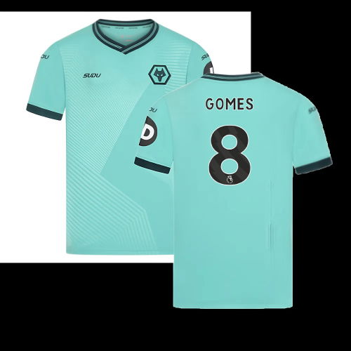 2025-2026 Wolves Away Shirt (Kids) (Gomes 8)