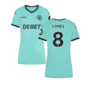 2025-2026 Wolves Away Shirt (Womens) (Gomes 8)