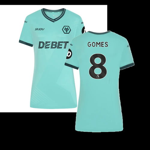 2025-2026 Wolves Away Shirt (Womens) (Gomes 8)