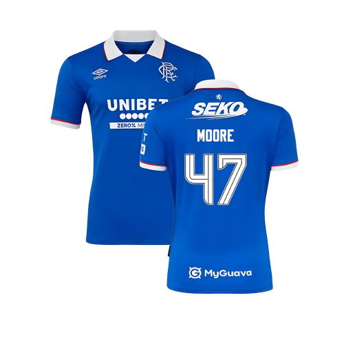 2025-2026 Rangers Home Shirt (Moore 47)