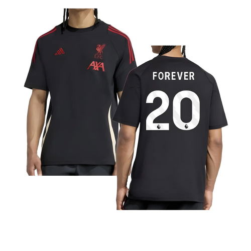 2025-2026 Liverpool Training Tee (Black) (Forever 20)