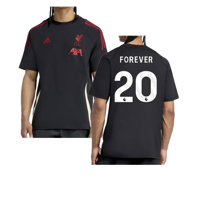 2025-2026 Liverpool Training Tee (Black) (Forever 20)