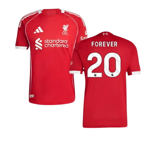 2025-2026 Liverpool Authentic Home Shirt (Forever 20)