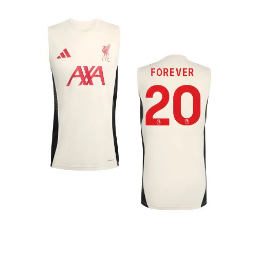 2025-2026 Liverpool Sleeveless Jersey (White) (Forever 20)