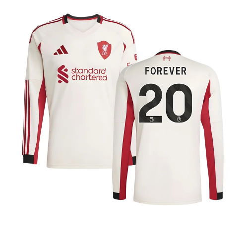 2025-2026 Liverpool Long Sleeve Away Shirt (Forever 20)