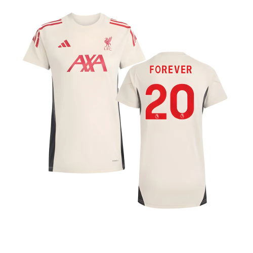 2025-2026 Liverpool Training Jersey (White) - Womens (Forever 20)