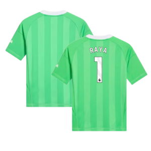 2025-2026 Arsenal Third Goalkeeper Shirt (Green) - Kids (Raya 1)