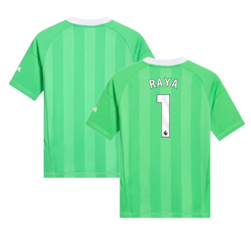 2025-2026 Arsenal Third Goalkeeper Shirt (Green) - Kids (Raya 1)