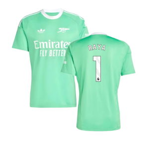2025-2026 Arsenal Third Goalkeeper Shirt (Green) (Raya 1)
