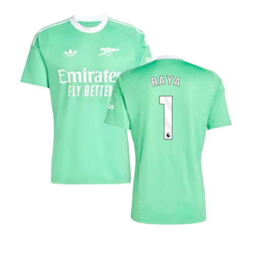 2025-2026 Arsenal Third Goalkeeper Shirt (Green) (Raya 1)