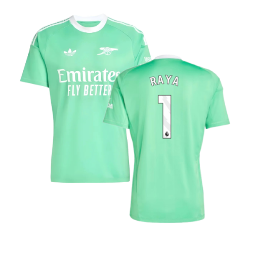 2025-2026 Arsenal Third Goalkeeper Shirt (Green) (Raya 1)