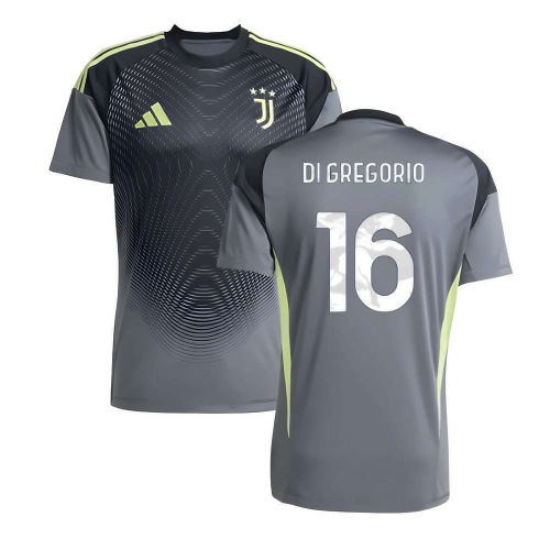 2025-2026 Juventus Home Goalkeeper Shirt (Grey) (Di Gregorio 16)  2025-2026 Juventus Home Goalkeeper Shirt (Grey) (Di Gregorio 16)