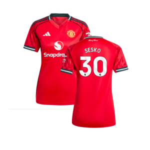 2025-2026 Man Utd Home Shirt (Womens) (Sesko 30)