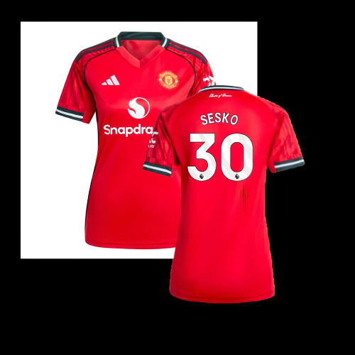 2025-2026 Man Utd Home Shirt (Womens) (Sesko 30)